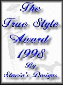 Stacie's Designs Award for True Style